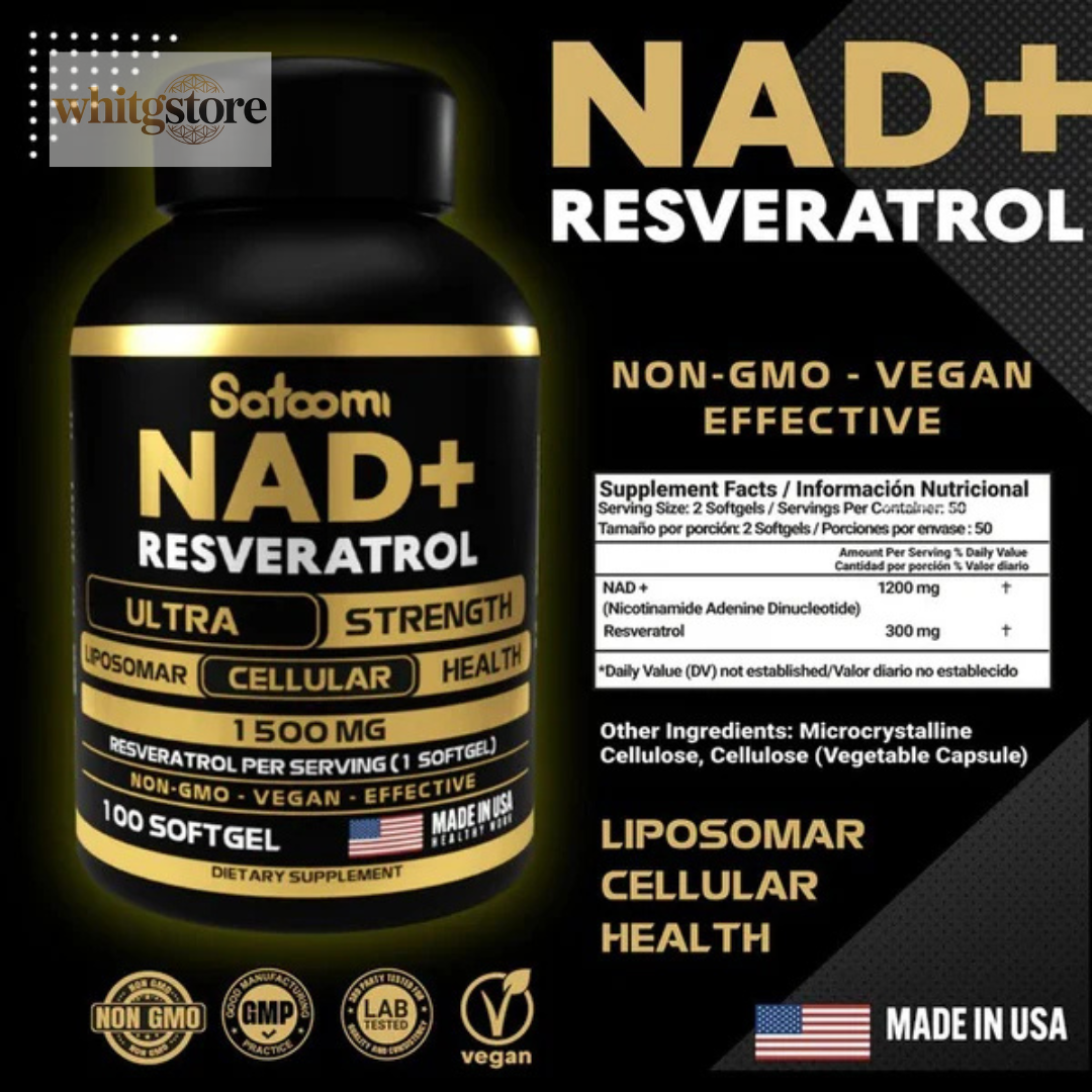 NAD + Resveratrol Juventud en capsulas